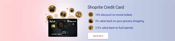 Shoprite Credit Reward Card