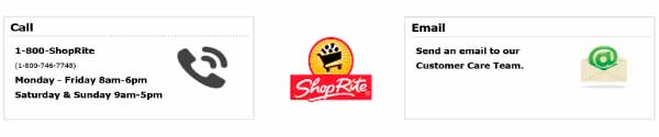 Customer Service Mail Shoprite